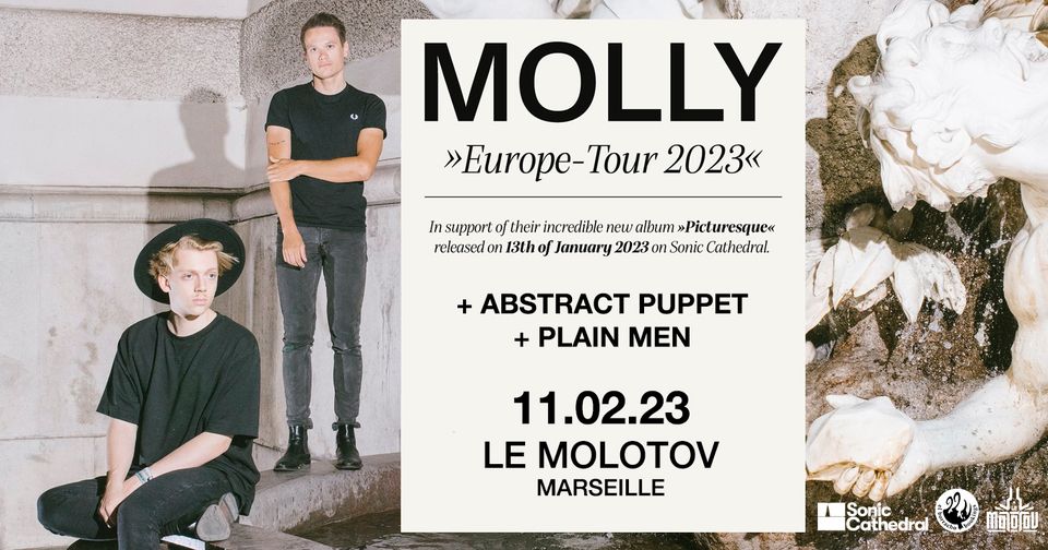MOLLY + Abstract Puppet + Plain Men (Shoegaze / Post-Rock) • Le Molotov, Marseille