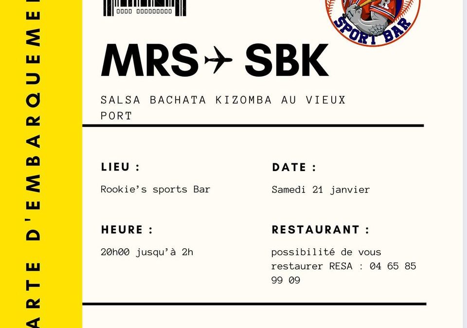 Salsa Bachata & Kizomba au Vieux Port @LatinoRoots x @RookiesSportBar