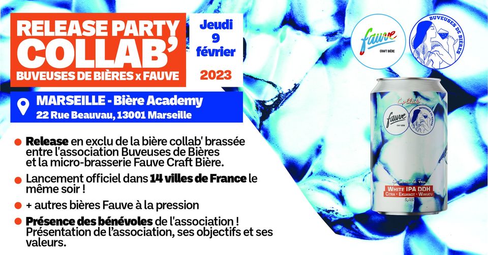 SOIRÉE BUVEUSES DE BIÈRES X FAUVE