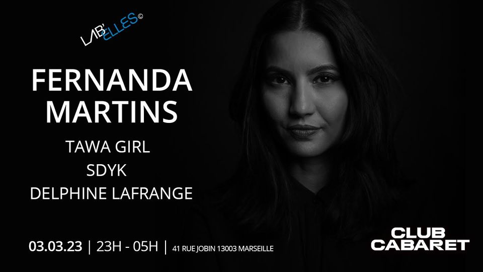 03.03 | Fernanda Martins (Bcn, ES), Delphine Lafrange, Tawa Girl & SDYK | #CC x Lab&rsquo;Elles