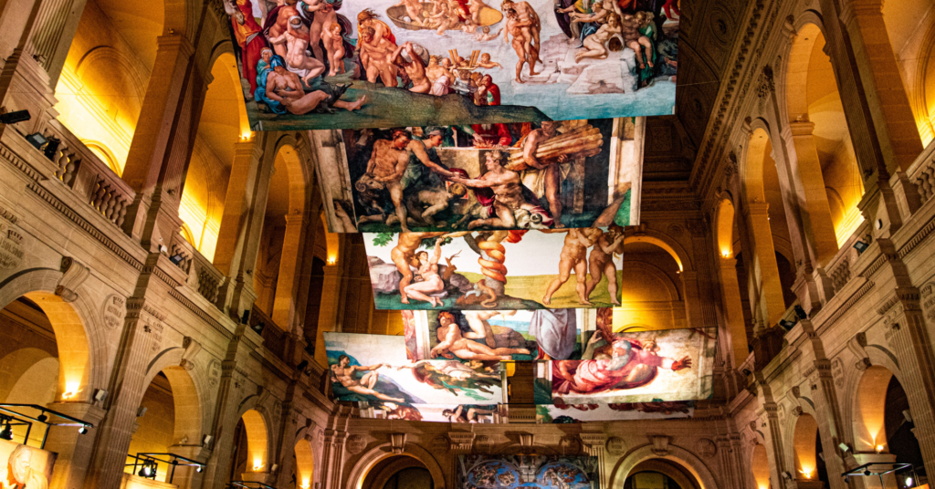 Une exposition immersive sur la chapelle Sixtine de Michel-Ange à Marseille !