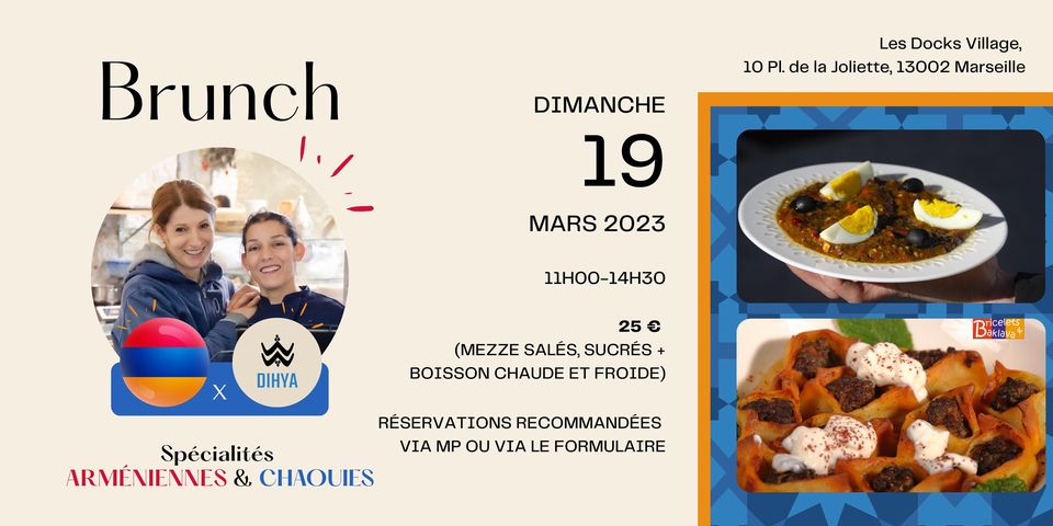 Le Brunch des Docks :   Algérien Chaoui & Arménien