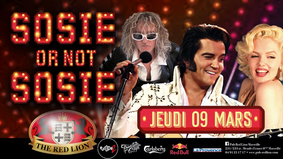 SOIRÉE SOSIE OR NOT SOSIE