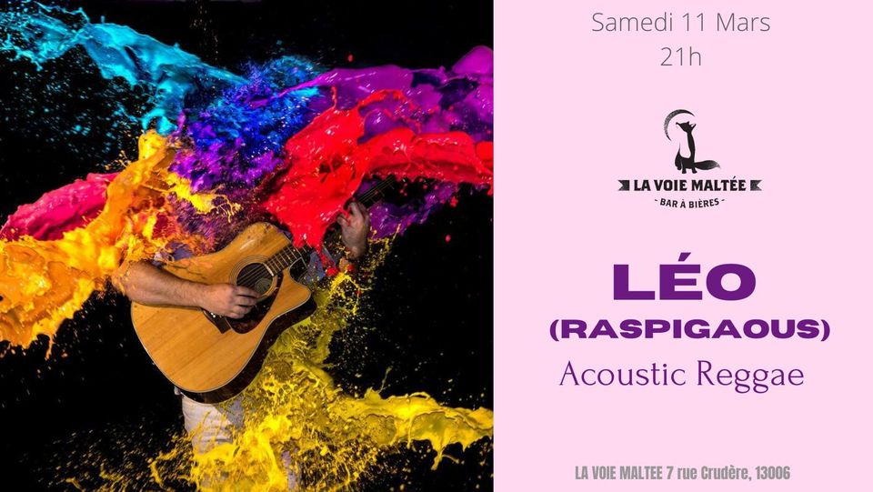 LEO (RASPIGAOUS) live acoustic reggae