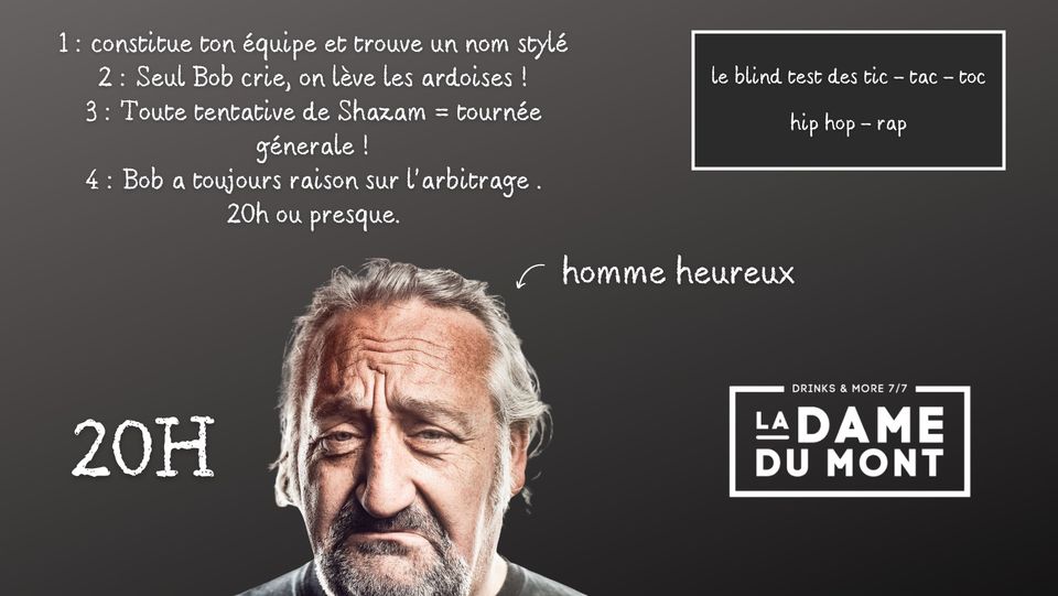 LA DAME DU MONT – LE BLIND TEST