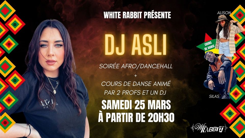 Soirée Afro/Dancehall au White Rabbit avec Cours de Danse