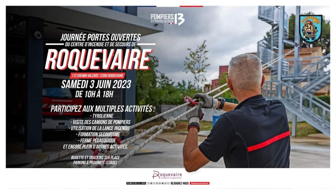 Journée portes ouvertes du centre d&rsquo;incendie et de secours de Roquevaire