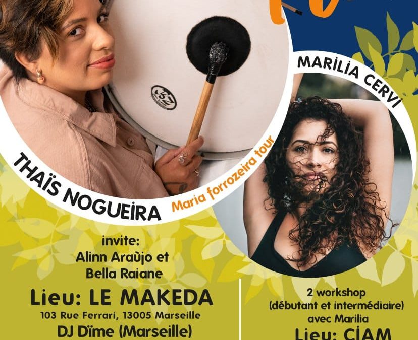 Thaís Nogueira en Concert + Stage avec Marilia Cervi