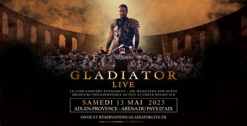GLADIATOR Live – Ciné-concert – Aix en Provence