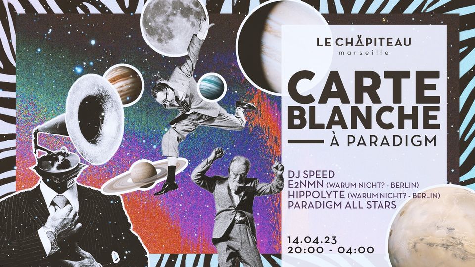 CARTE BLANCHE – Paradigm invite DJ Speed & Warum Nicht?