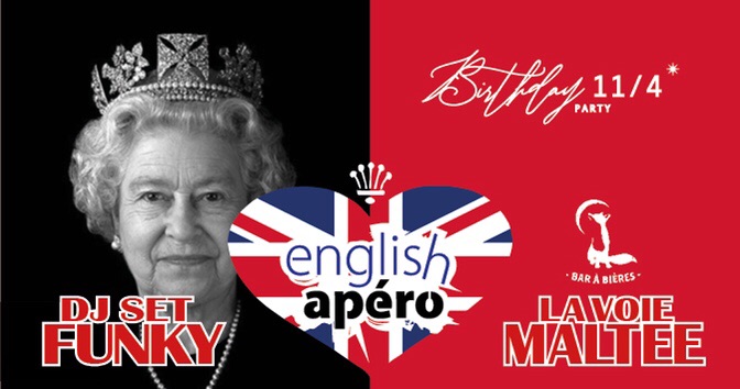ENGLISH APÉRO MARDI À LA VOIE MALTÉE