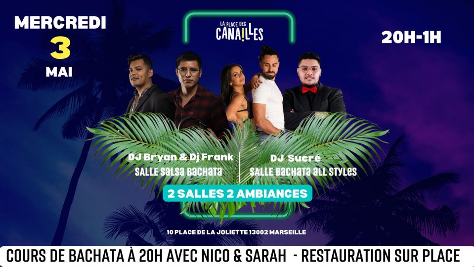 Opening Soirée Salsa & Bachata  aux Docks / 2 Salles 2 ambiances: Salsa y Mas & Bachata All Styles