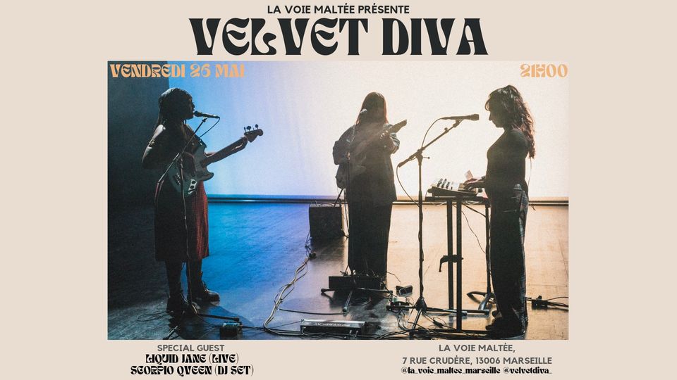 VELVET DIVA LIVE À LA VOIE MALTÉE