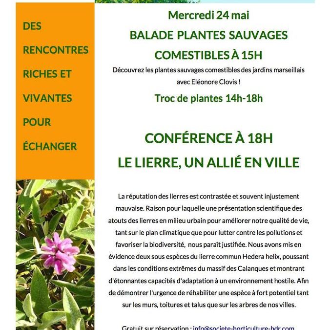 « Fête de la Nature » à la Société d&rsquo;Horticulture et d&rsquo;Arboriculture des Bouches-du-Rhône