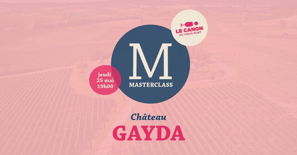 MASTERCLASS GAYDA Tarpin bien