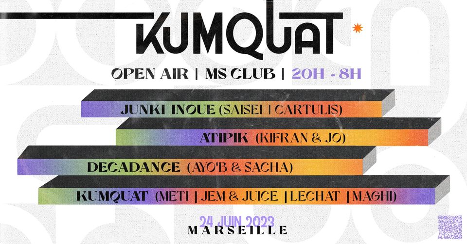 OPEN AIR – Kumquat w/ Junki Inoue & Friends | Marseille