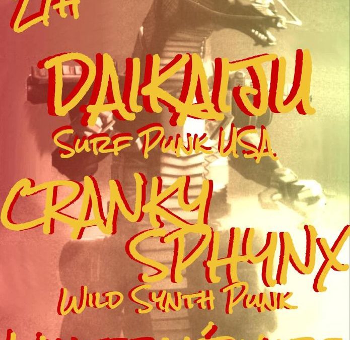 Concert DAIKAIJU (Surf Punk USA) + CRANKY SPHYNX (WIld Synth Punk Marseille) // L&rsquo;intermédiaire