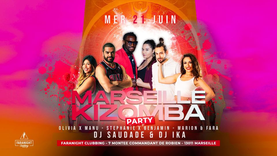Marseille Kizomba Party : mercredi 21 Juin – Spécial fête de la musique