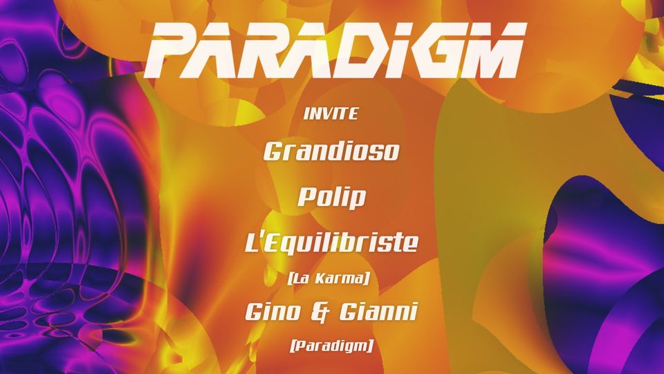 Paradigm invite la Karma : Dj set Disco-House