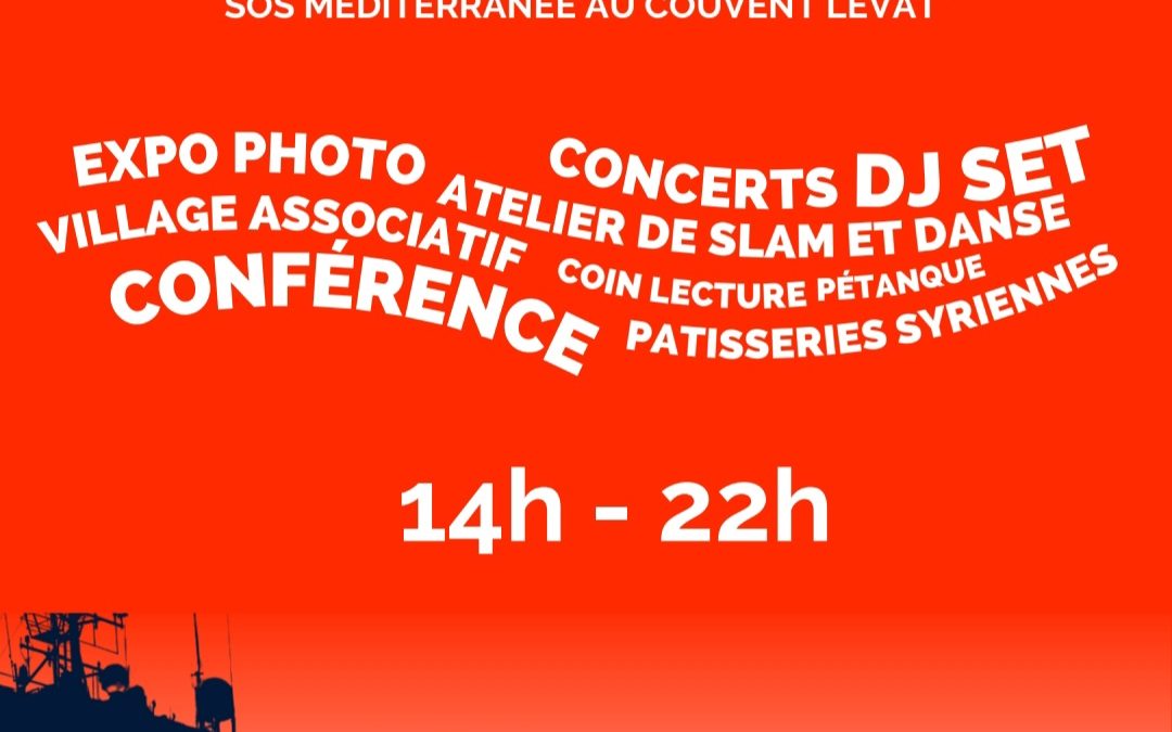 Cap Massilia – SOS Méditerranée s&rsquo;invite au Couvent Levat