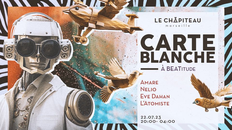 Carte Blanche : BEATitude w/ Amare & Nelio