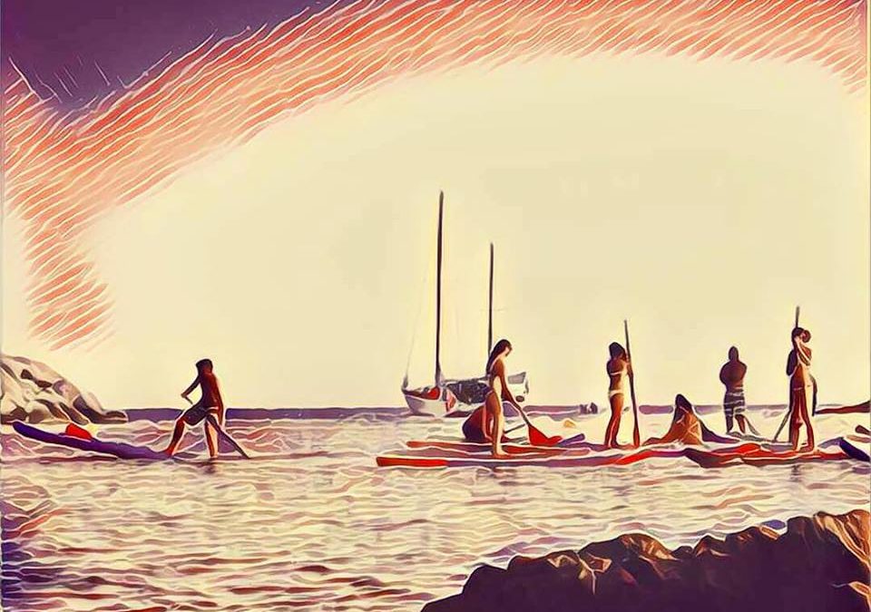 Initiation au Stand up paddle à la base nautique de Marseille