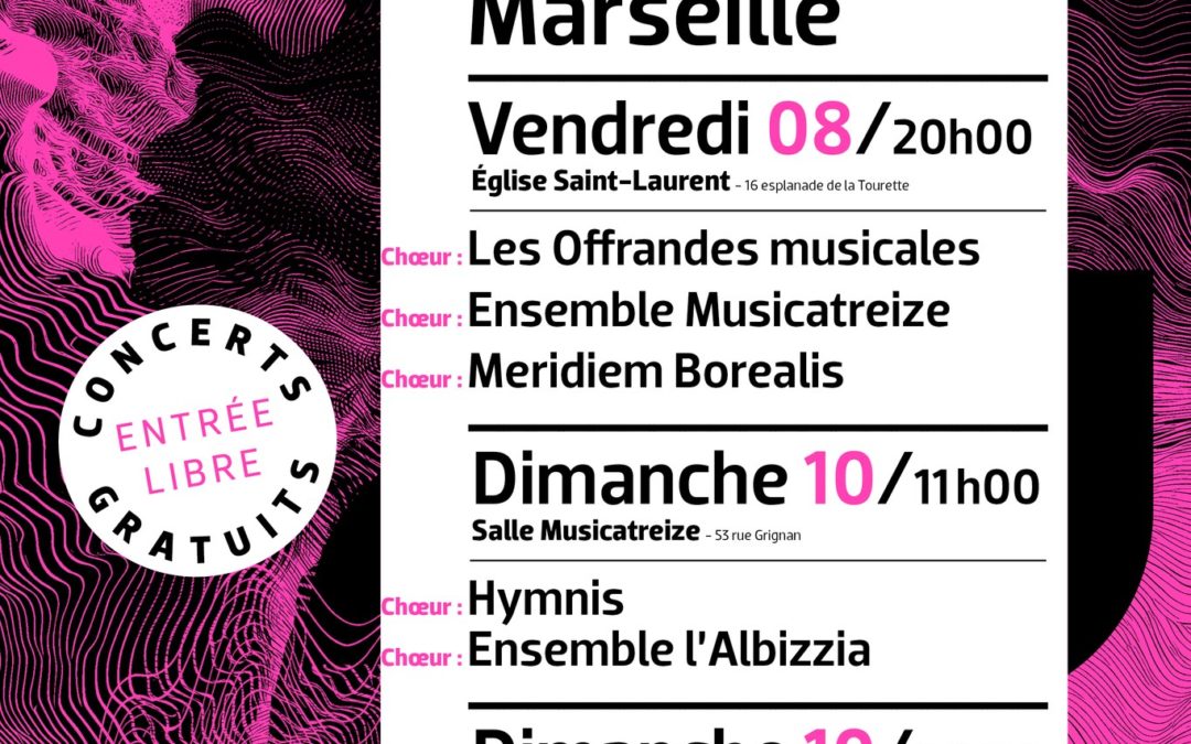 Concert d&rsquo;ouverture de La Rentrée des Choeurs 2023