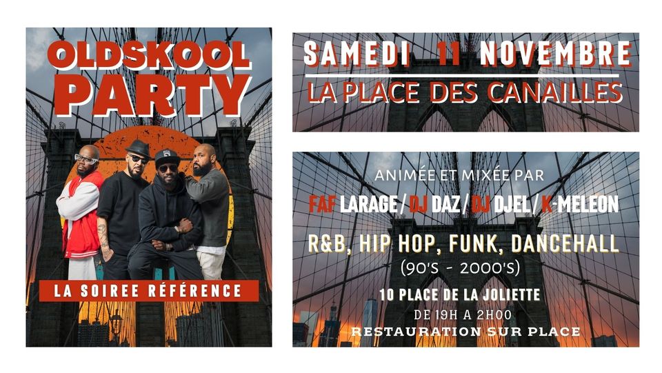 OLDSKOOL PARTY – Samedi 11 novembre