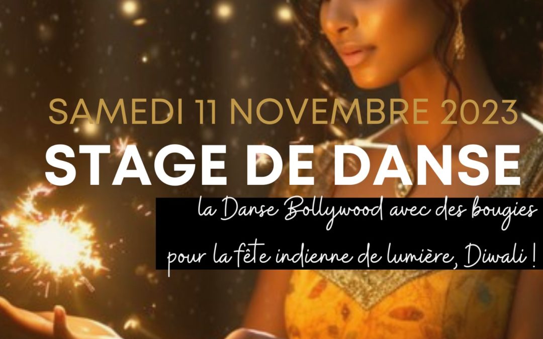 Danse Bollywood avec des bougies pour la fête indienne de lumière, Diwali !