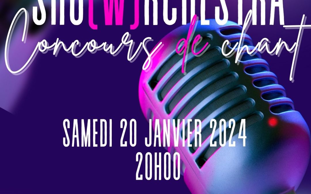 Concours de chant Orchestra Studio