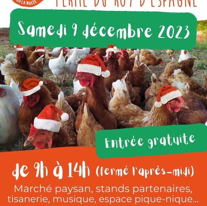 Marché festif de Noël à la ferme !