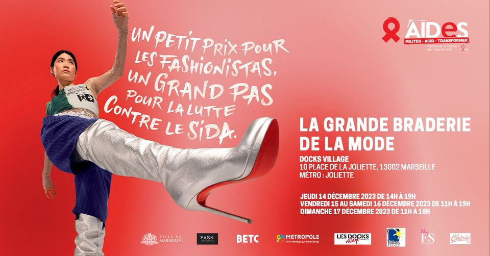 Grande braderie de la mode – AIDES Marseille
