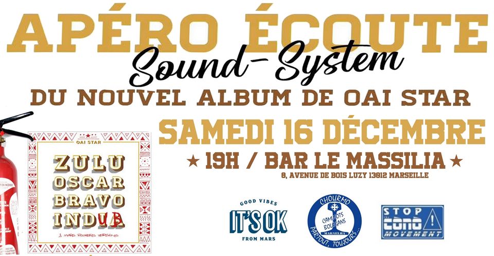 Apéro écoute du nouvel album de OAi STar en mode sound system
