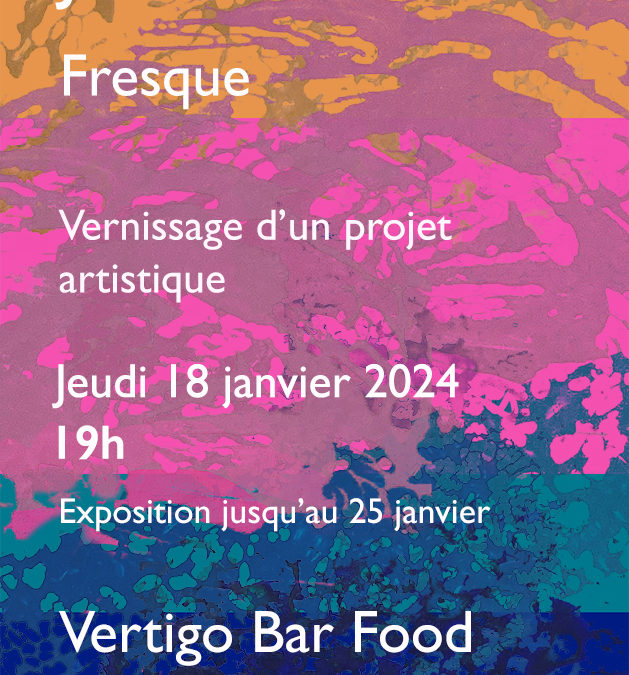 Vernissage de Jonathan Lane / Fresque