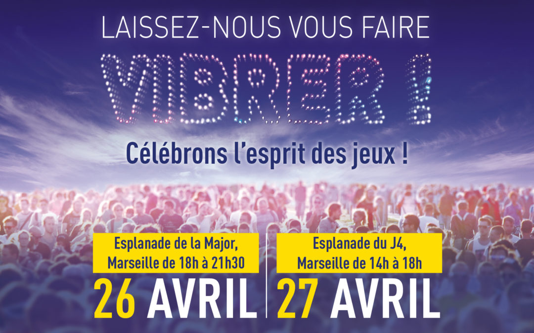 Laissez-nous vous faire vibrer ! Célébrons l&rsquo;esprit des Jeux !