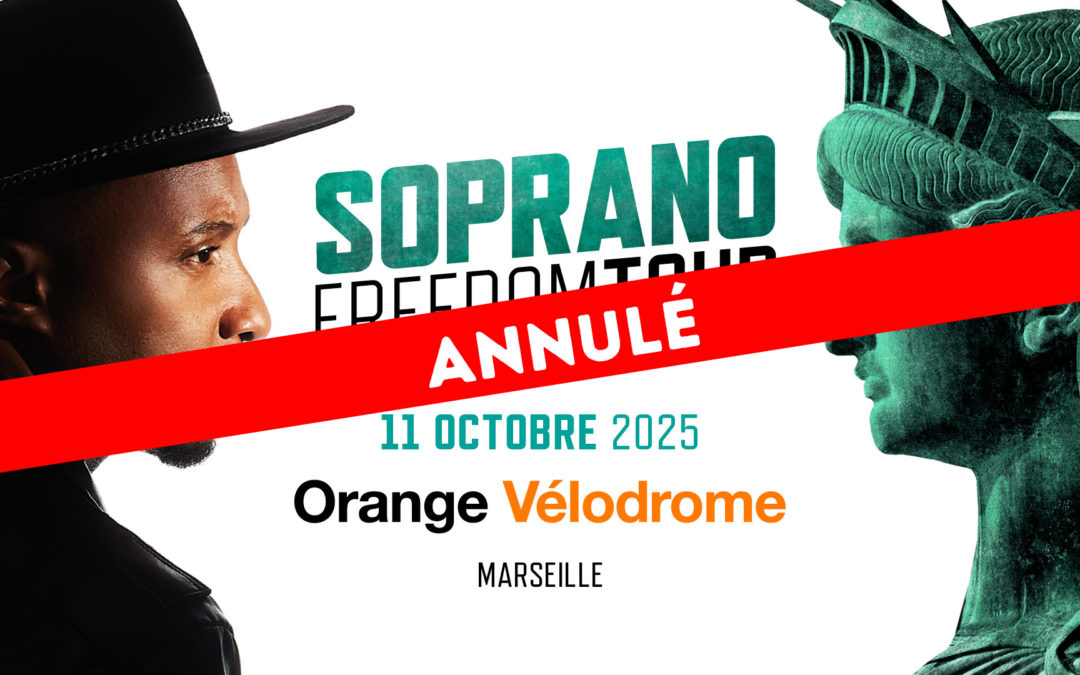 Soprano |11 octobre 2025 | Orange Vélodrome – ANNULÉ