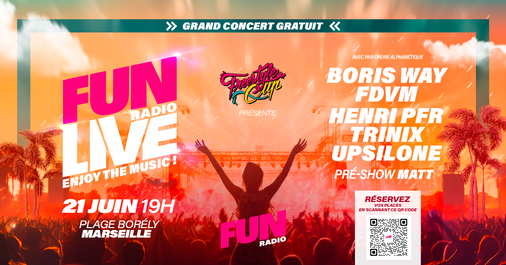 FUN RADIO LIVE LE 21 JUIN : TELECHARGEZ VOS INVITATIONS ! - Tarpin bien