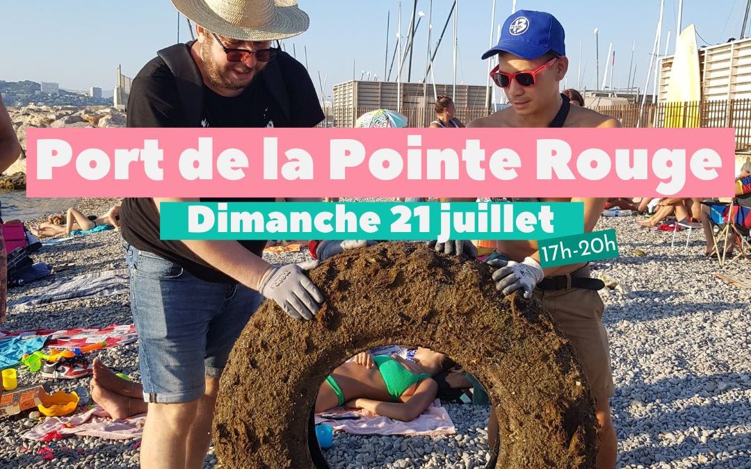 Grosse cleanup au port de la Pointe Rouge