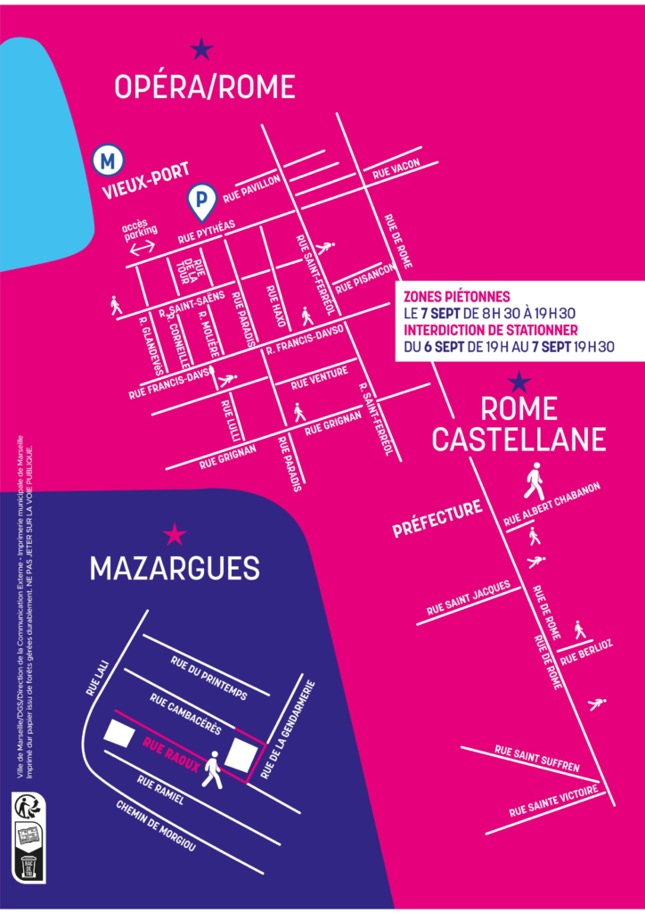 plan de la braderie de Marseille