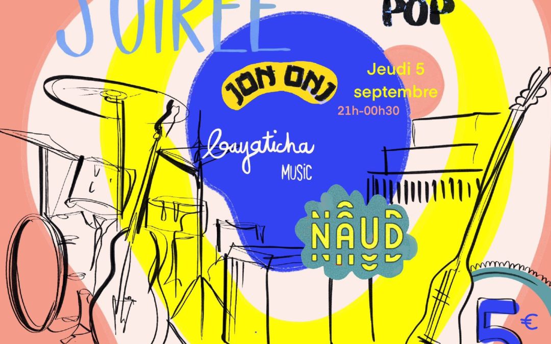Soirée alt pop @ l’Intermédiaire // Naud + Bayaticha + Jon Onj