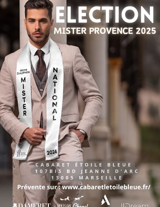 Mister provence – Cabaret l&rsquo;Etoile Bleue
