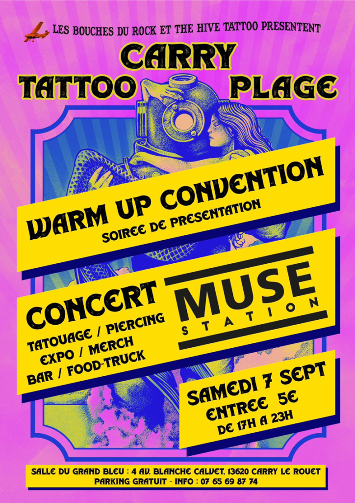 concert de Muse Station
carry tattoo plage