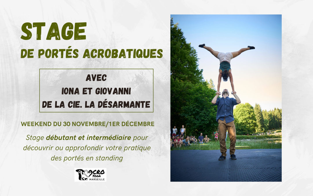 STAGE DE PORTÉS ACROBATIQUES avec la Cie. La Désarmante