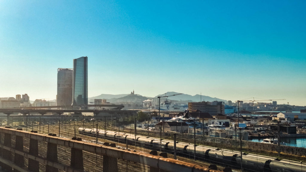 A55 arrivée sur marseille