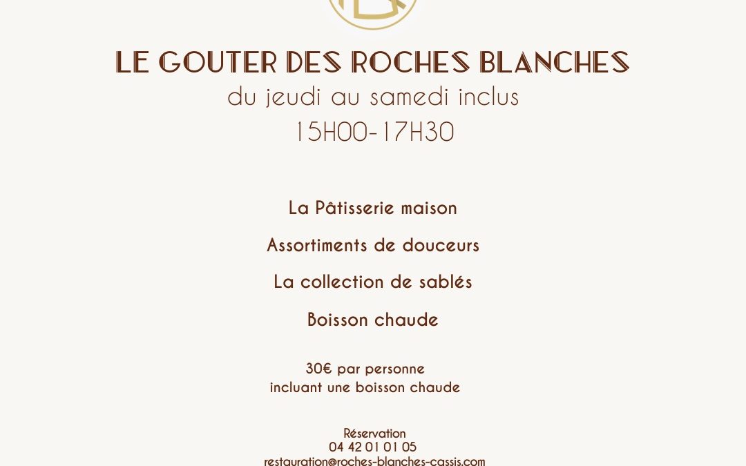 Le Goûter des Roches Blanches