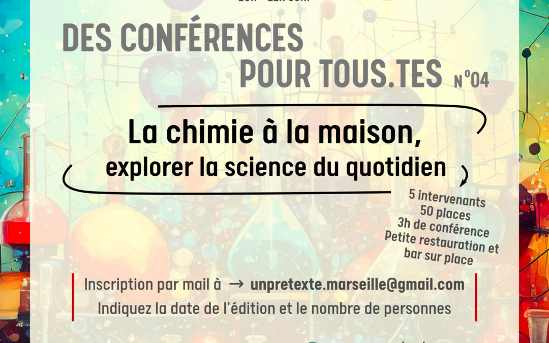 Conférence – La chimie à la maison, explorer les sciences du quotidien