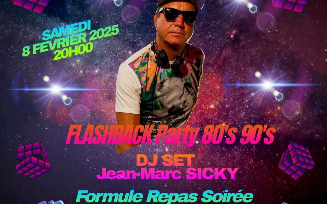 JM SICKY au Moulin Bleu : back to the eighties samedi !