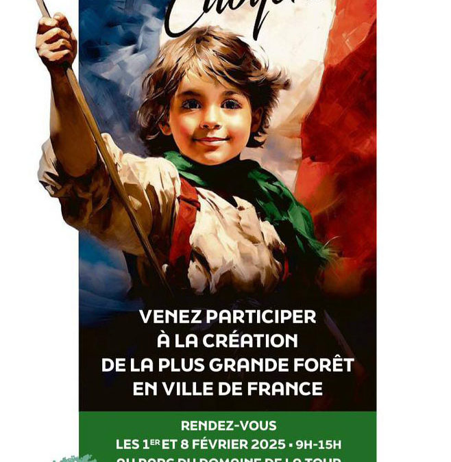 Journées de plantations d&rsquo;arbres au Parc du Domaine de la Tour