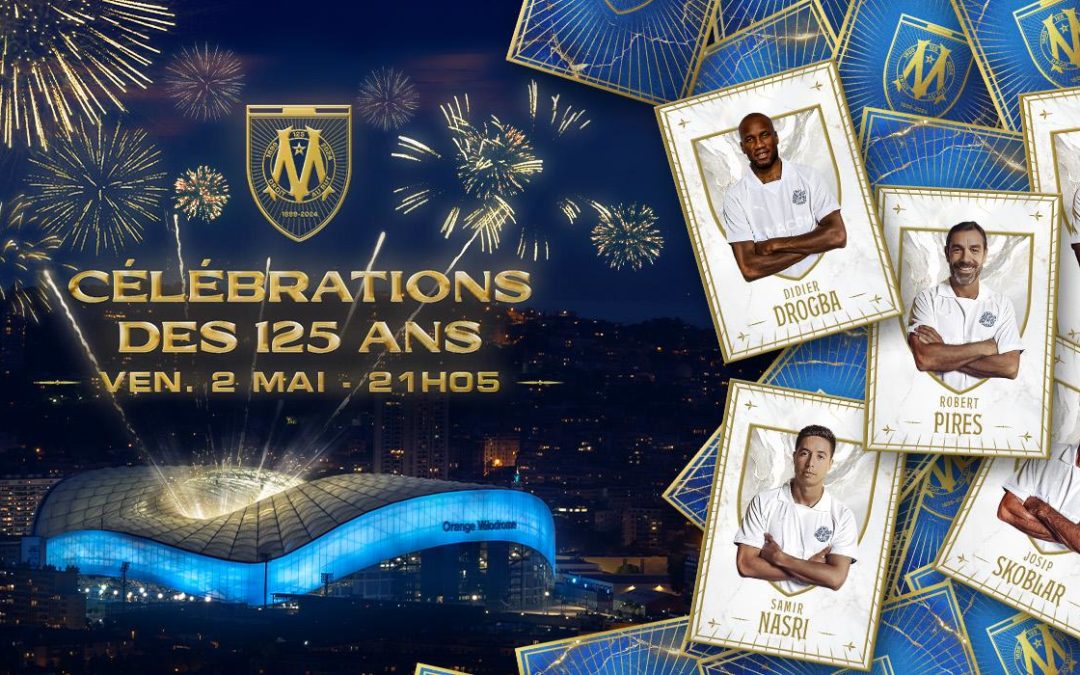 OM : 125 ans de passion fêtés en grand à l’Orange Vélodrome vendredi 2 mai !