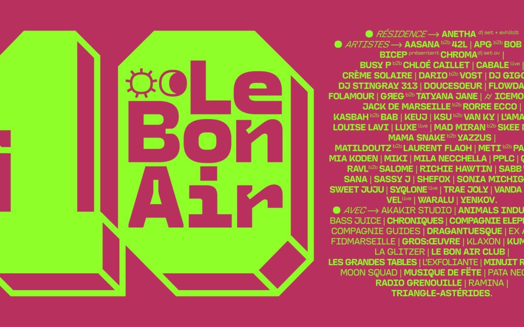 Festival Le Bon Air 2025